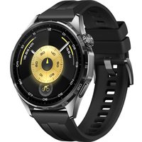 Умные часы Huawei Watch GT 6 46 мм (черный, с черным силиконовым ремешком, международная версия)
