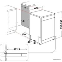 Посудомоечная машина Whirlpool WRFC 3C26 X