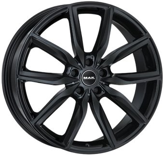 Литые диски MAK Allianz 19x9.5" 5x112мм DIA 66.6мм ET 39мм Gloss Black