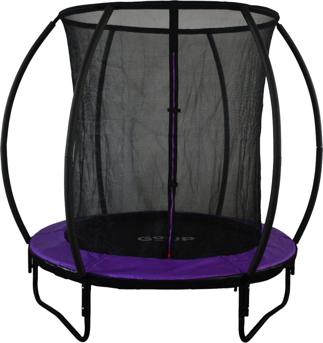 Батут GoUP Luxury 6FT (с сеткой, фиолетовый)