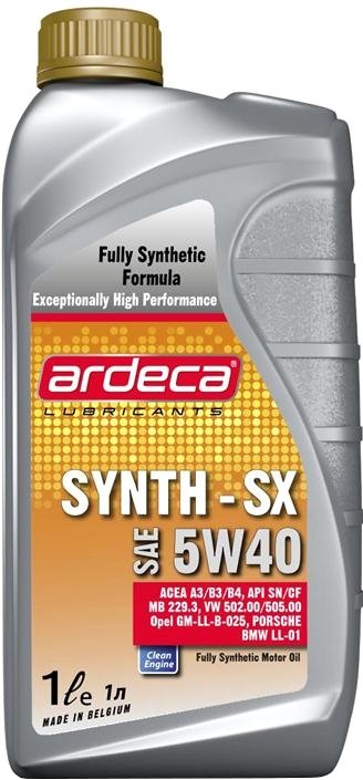 

Моторное масло Ardeca SYNTH-SX 5W-40 1л