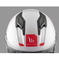 Мотошлем MT Helmets Stinger 2 Solid (S, белый перламутр) в Солигорске
