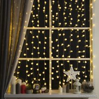 Световой дождь Luazon Занавес 360 LED 2х1.5м (теплый белый) 2361727