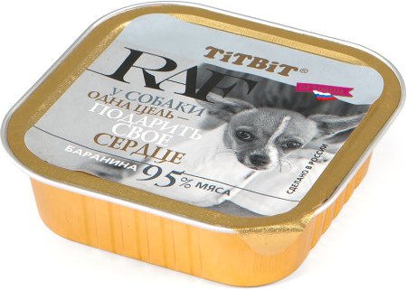 

Пресервы TiTBiT RAF с бараниной 100 г