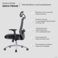 Офисное кресло Evolution ERGO Prime Black (черный)