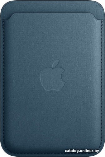 Кредитница Apple FineWoven Wallet MagSafe (тихоокеанский синий)