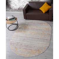 Ковер для жилой комнаты Merinos Zumma F026-OVAL-PINK (2x2.9)
