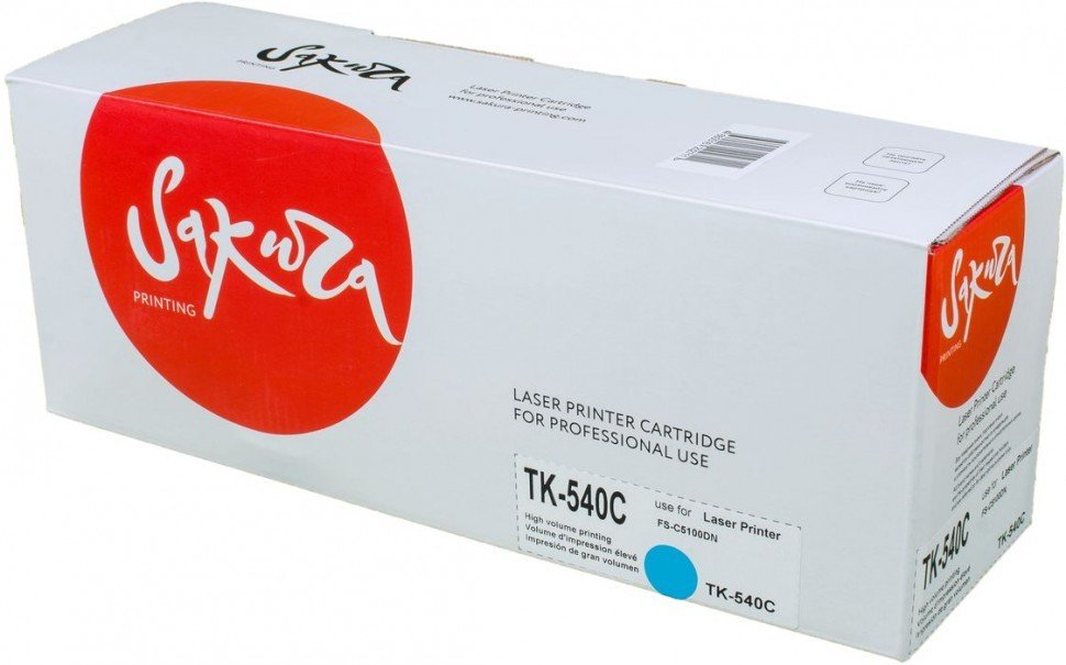 

Картридж Sakura Printing SATK540C (аналог Kyocera Mita TK-540C)