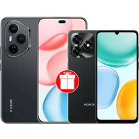 Телефон HONOR 400 Pro 12GB/512GB международная версия (черный) и смартфон HONOR X5c Plus 4GB/128GB по акции