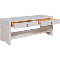 Скамья ММЦ Стокгольм (с ящиками, белый воск)