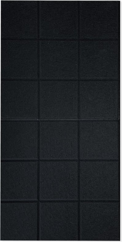 Панель UG Home самоклеящаяся фетровая 300x300x9мм ФП.2-Ч (2шт, черный)