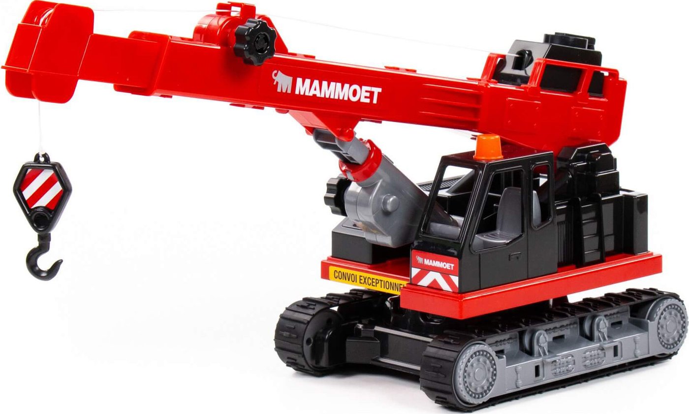 Кран Полесье MAMMOET Монолит Гусеничный кран 95442 (в сеточке)