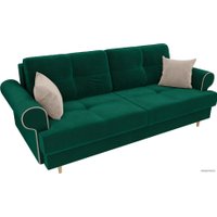Диван Лига диванов Сплин 101674 (велюр, зеленый)