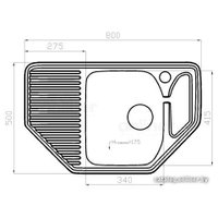 Кухонная мойка Polygran F-10 (песочный)
