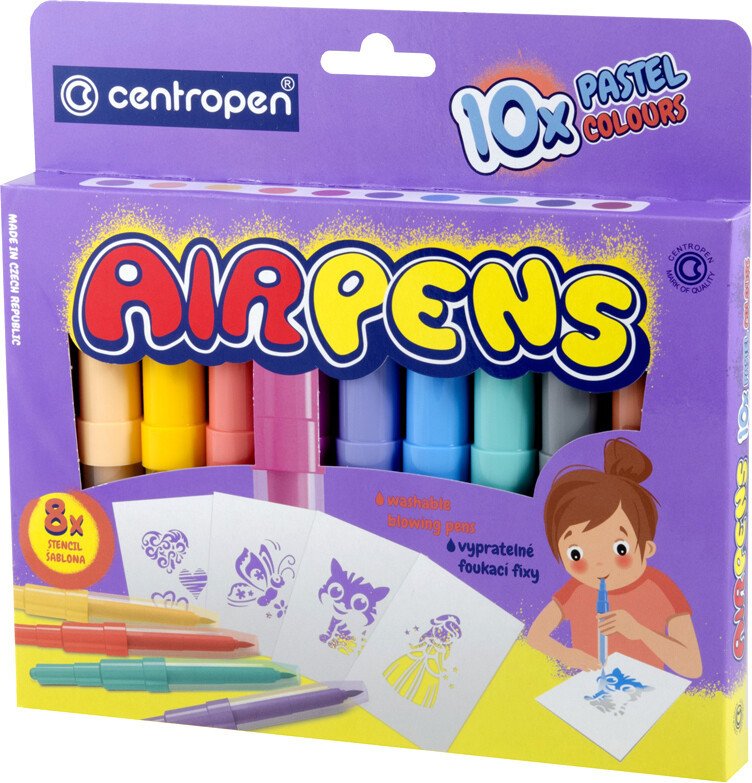 

Фломастеры Centropen AirPens Pastel 6 1500 1000 (10 шт)