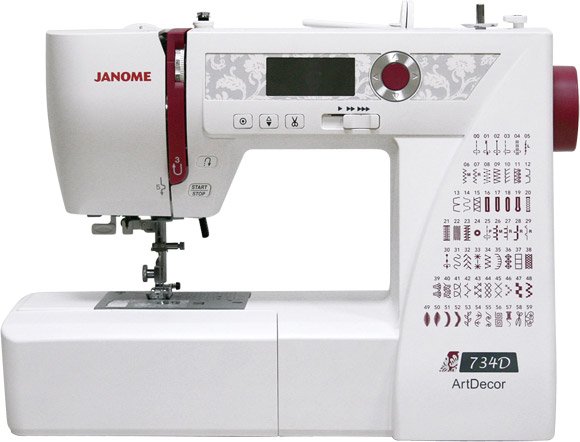 Компьютерная швейная машина Janome ArtDecor 734D