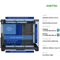 Корпус XASTRA QW500M 6ARGB-C10-UC (черный)