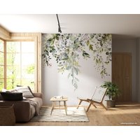 Фотообои ФабрикаФресок Зеленый гербарий 703270 (300x270)