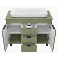  Brevita Тумба под умывальник Enfida 100 ENF-06100-0843Я (зеленый матовый)