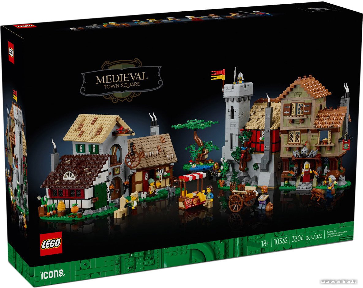 Конструктор LEGO Icons 10332 Средневековая городская площадь