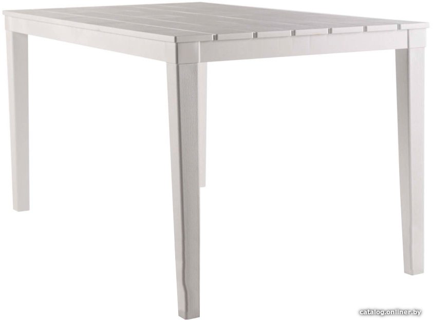Садовый стол Элластик-Пласт Прованс Прямоугольный 140x80x70 (белый)