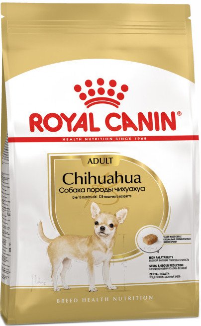 

Сухой корм для собак Royal Canin Chihuahua Adult (для взрослых собак породы чихуахуа в возрасте 8 месяцев и старше) 3 кг