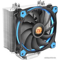 Кулер для процессора Thermaltake Riing Silent 12 (синий) [CL-P022-AL12BU-A]