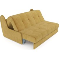Диван Мебель-АРС Аккордеон Барон №2 ППУ 155x200 (Cabrio 27 желтый)