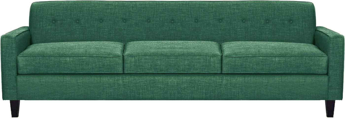 

Диван Brioli Берн трехместный (рогожка, J16 азур/темные ножки)