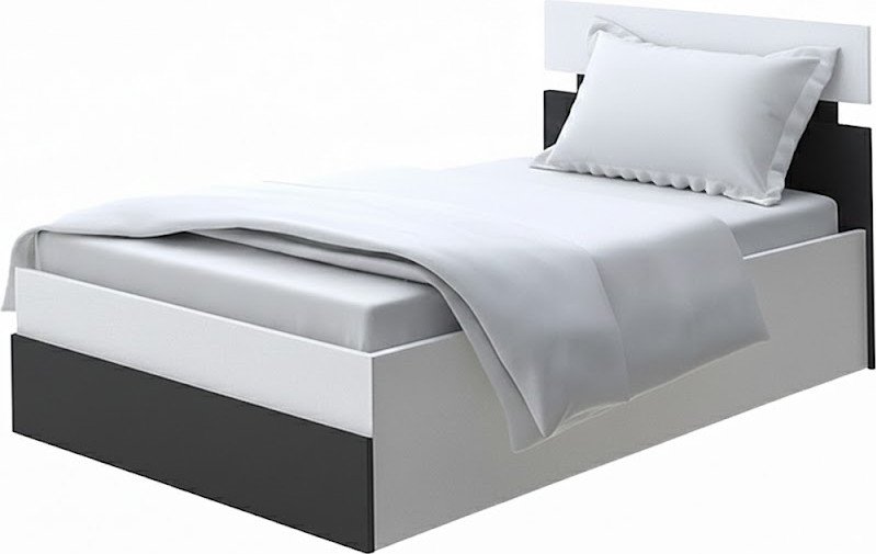 

Кровать PROxSON Milton с ПМ 90x190 (белый/черный)