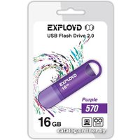 USB Flash Exployd 570 16GB (фиолетовый) [EX-16GB-570-Purple]