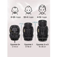 Детское автокресло Amarobaby Favorite Isofix С усиленной боковой поддержкой AB24-20FAV/0910 (черный/графит)