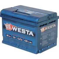 Автомобильный аккумулятор Westa 6СТ-60 VLR Euro низкий (60 А·ч)