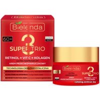  Bielenda Крем для лица Super Trio Retinol+Vit C+Kolagen 60+ день/ночь 50 мл