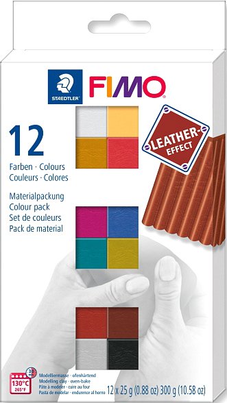 

Полимерная глина Fimo Leather Effect 8013 C12-2 (12x25 г)