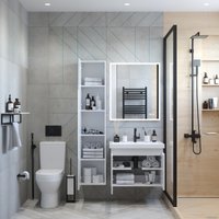  Briz Тумба подвесная Бьелла 60 с умывальником Фостер