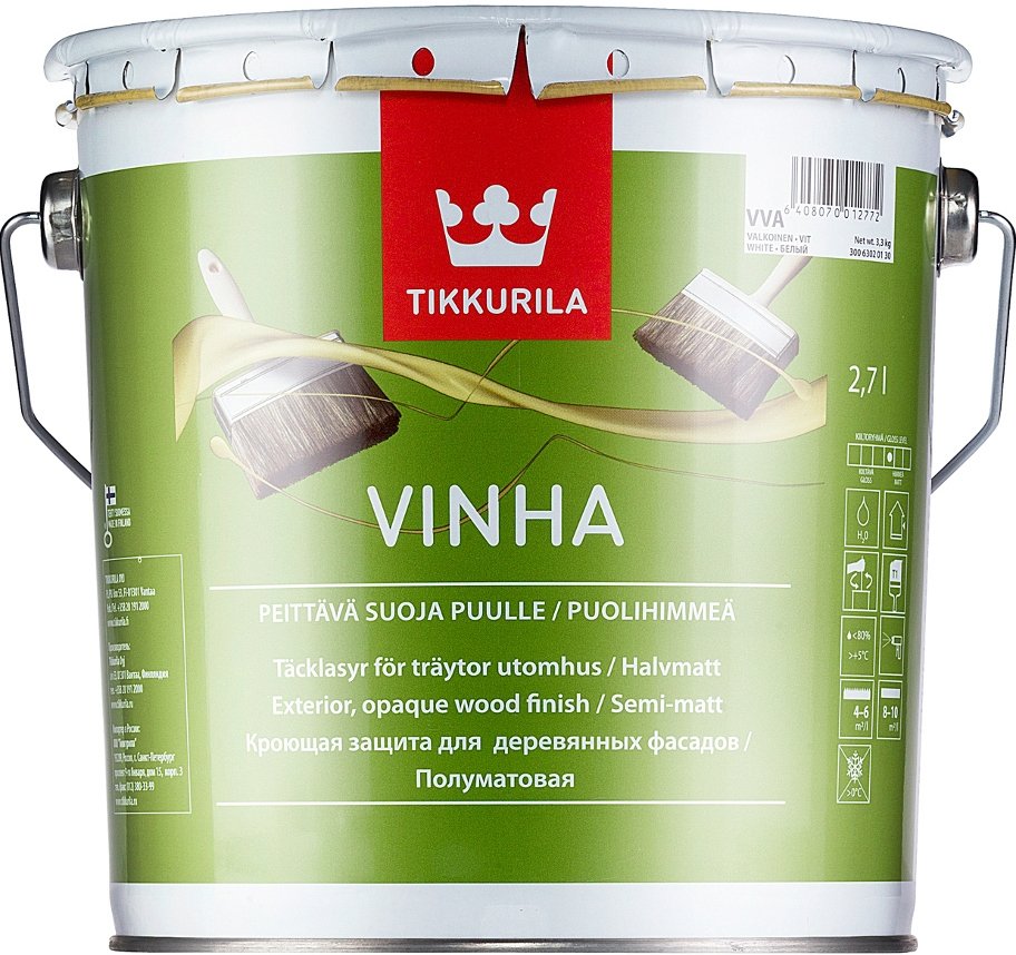

Антисептик Tikkurila Vinha 9 л (базис VVA)