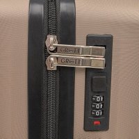 Чемодан-спиннер Grott 340-614/3-20GLD (золотой) в Барановичах
