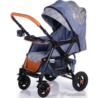 Коляска прогулочная «книга» Babyhit Sense Plus (серый/джинс)