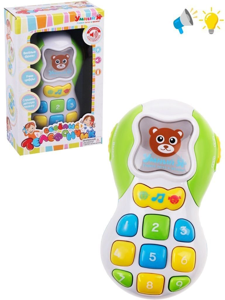 

Интерактивная игрушка Наша Игрушка Веселый телефончик ZYE-E0069