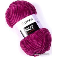 Пряжа для вязания Yarnart Dolce 100% микрополиэстер 766 100 г (120 м, фуксия)