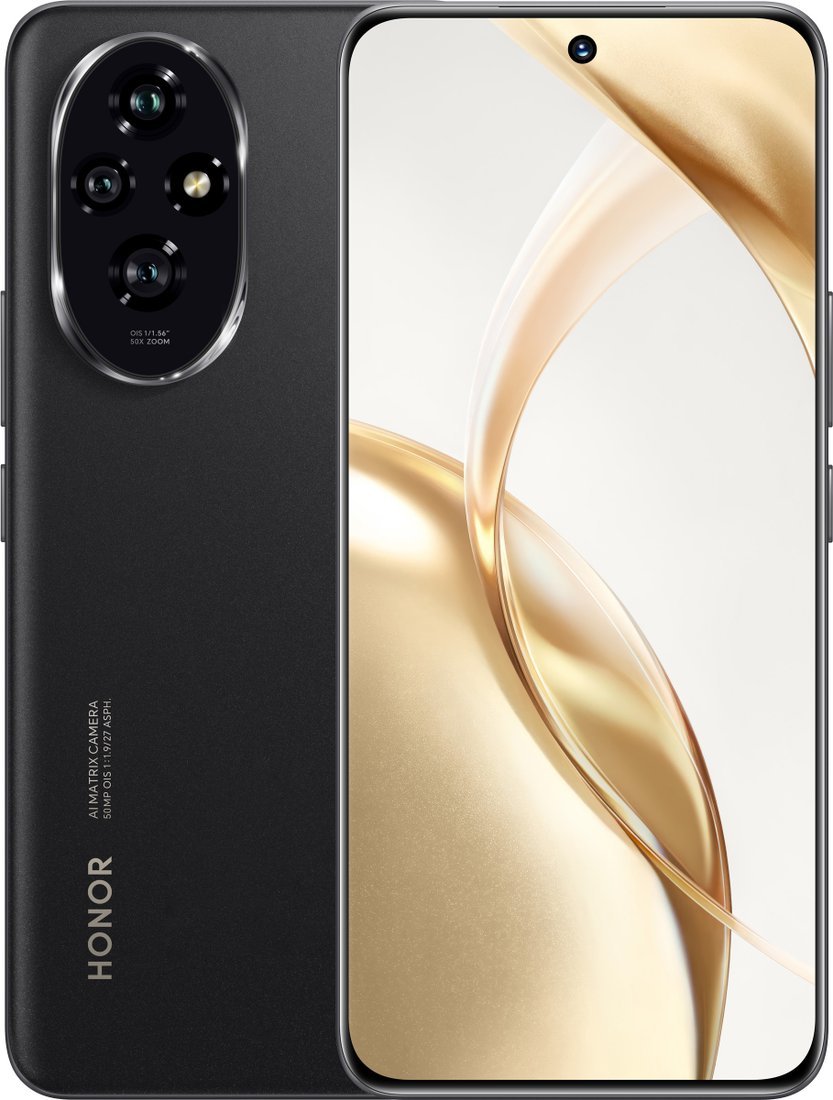 

Телефон HONOR 200 8GB/256GB международная версия (вельветовый черный)
