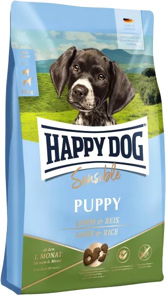 

Сухой корм для собак Happy Dog Sensible Puppy Lamm & Reis 4 кг