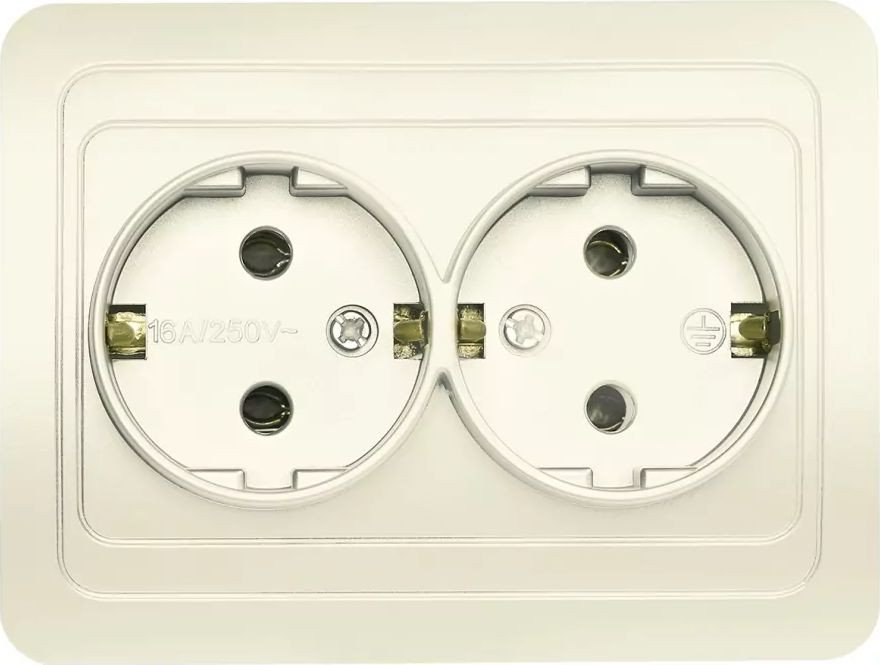 Розетка SmartBuy Марс SBE-02i-16-S2-Z-c