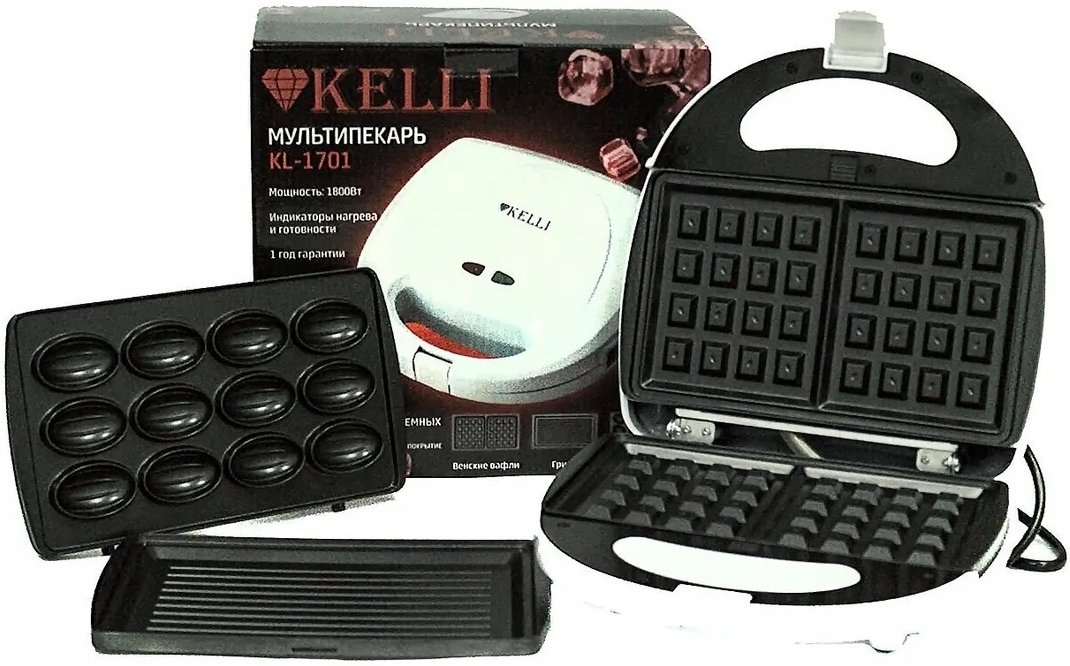 

Многофункциональная сэндвичница KELLI KL-1701