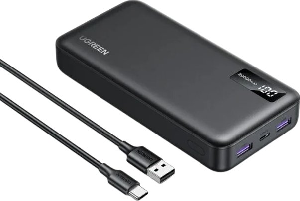 

Внешний аккумулятор Ugreen PB312 20000mAh (черный)
