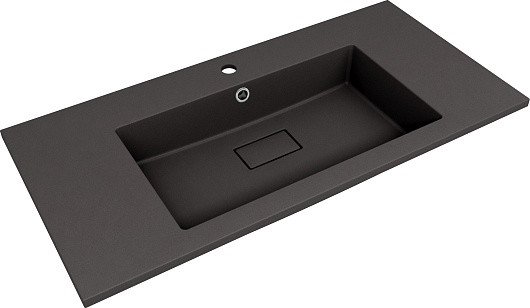 

Умывальник Symbolite Line 100x48 (кварц, антрацит)