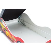 Кровать-машина Бельмарко Тачка красная с ПМ 01712 160x70