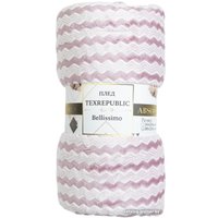 Плед Tex Republic Absolute Зигзаг двухцветный Flannel 200x220 92578 (сиреневый)