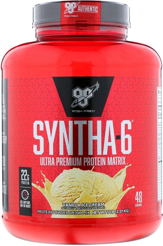 

Протеин комплексный BSN Syntha-6 Ultra-Premium Protein Powder (ваниль, 2260 г)